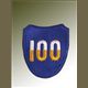 US Nášivka Textil 100th. DIV.