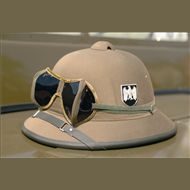 WH Tropická helma s brýlemi Repro