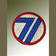 US Nášivka Textil 71th. DIV. WK II Repro