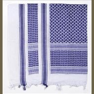 Šátek "Palestina" bílo-modrý